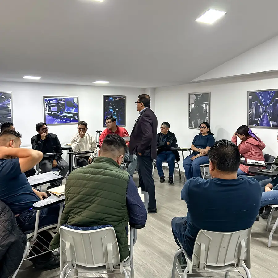 Sesión práctica de capacitación